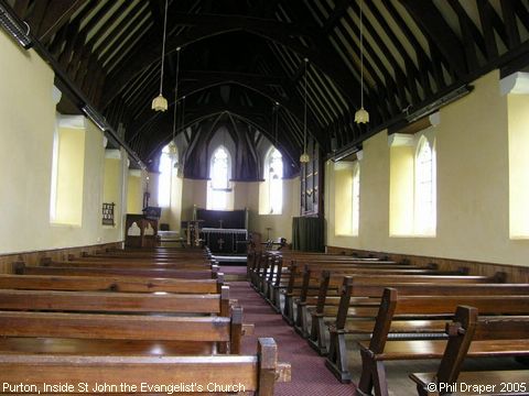 Recent Photograph of Inside St John the Evangelist's Church (Purton)
