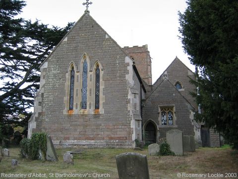 Recent Photograph of St Bartholomew's Church (East Face) (Redmarley d'Abitot)