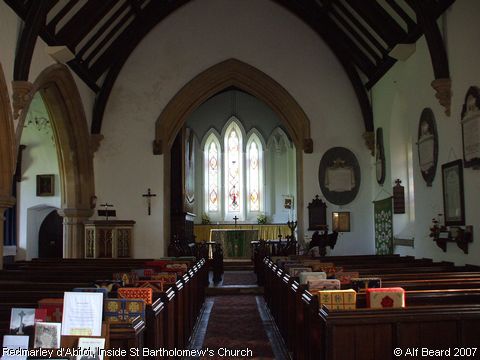 Recent Photograph of Inside St Bartholomew's Church (Redmarley d'Abitot)