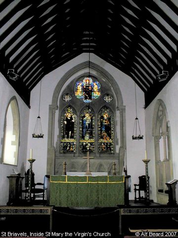 Recent Photograph of Inside St Mary the Virgin's Church (St Briavels)