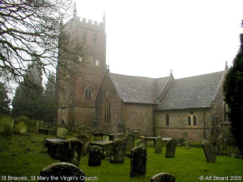 Recent Photograph of St Mary the Virgin's Church (in Mist) (St Briavels)