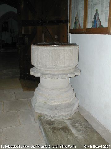 Recent Photograph of St Mary the Virgin's Church (The Font) (St Briavels)