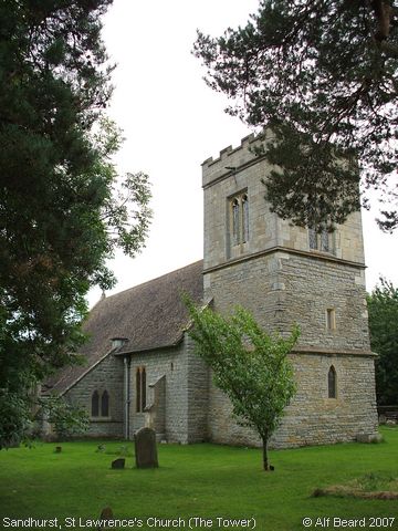 Recent Photograph of St Lawrence's Church (The Tower) (Sandhurst)