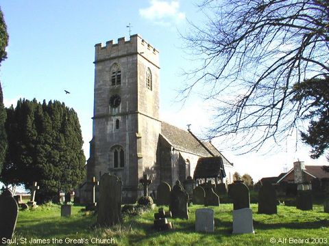 Recent Photograph of St James the Great's Church (Saul)