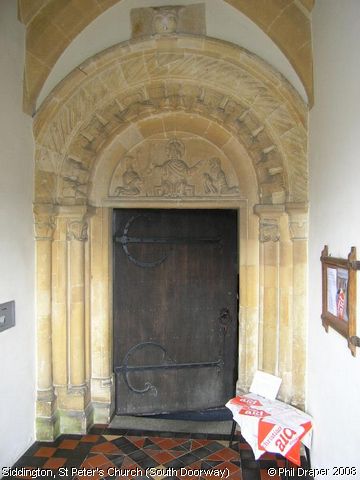 Recent Photograph of St Peter's Church (South Doorway) (Siddington)