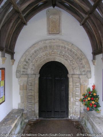 Recent Photograph of All Hallows Church (South Doorway) (South Cerney)