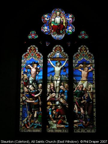 Recent Photograph of All Saints Church (East Window) (Staunton by Coleford)