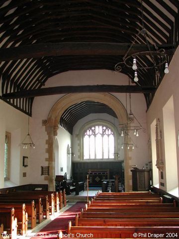 Recent Photograph of Inside St Lawrence's Church (Taynton)