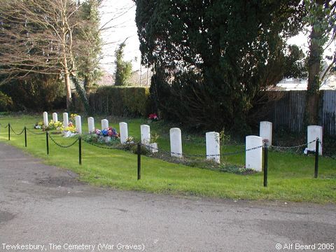 Recent Photograph of The Cemetery (War Graves) (Tewkesbury)