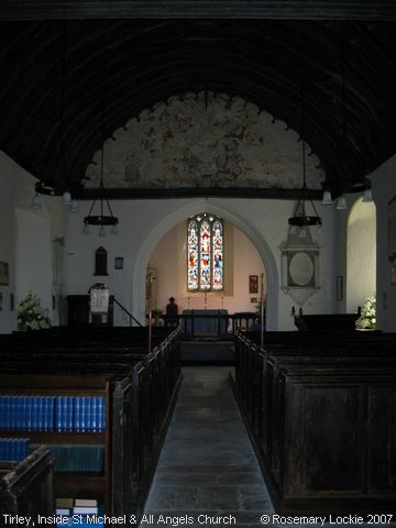 Recent Photograph of Inside St Michael & All Angels Church (Tirley)