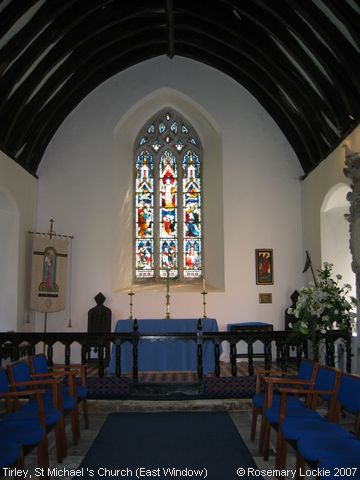Recent Photograph of St Michael & All Angels Church (East Window) (Tirley)