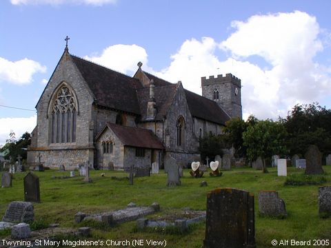 Recent Photograph of St Mary Magdalene's Church (NE View/2) (Twyning)