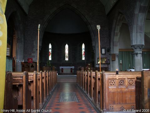Recent Photograph of Inside All Saints Church (Viney Hill)
