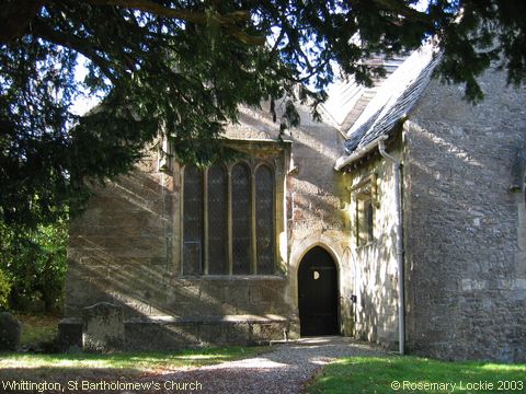 Recent Photograph of St Bartholomew's Church (2003/2) (Whittington)