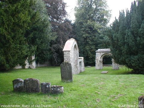 Recent Photograph of Ruins of Old Church (Woodchester)