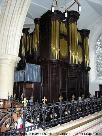 Recent Photograph of St Mary's Church (The Organ) (Wotton under Edge)