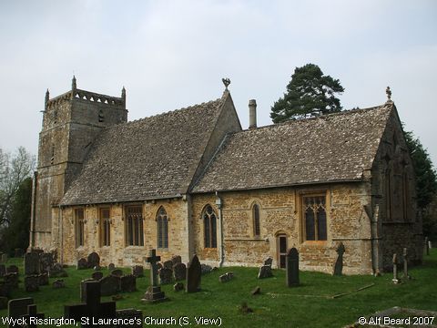 Recent Photograph of St Laurence's Church (S. View) (Wyck Rissington)