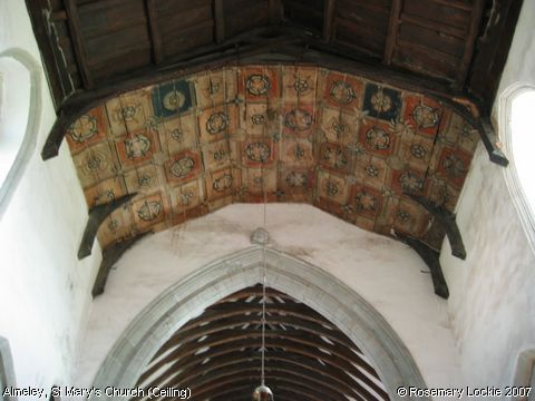 Recent Photograph of St Mary's Church (Ceiling) (Almeley)