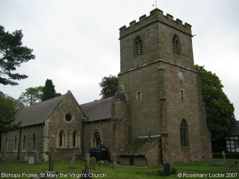Recent Photograph of St Mary the Virgin's Church (Bishops Frome)