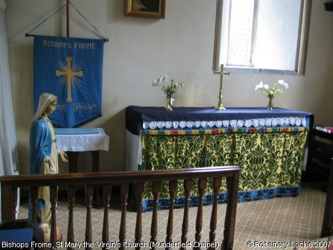 Recent Photograph of St Mary the Virgin's Church (Munderfield Chapel) (Bishops Frome)