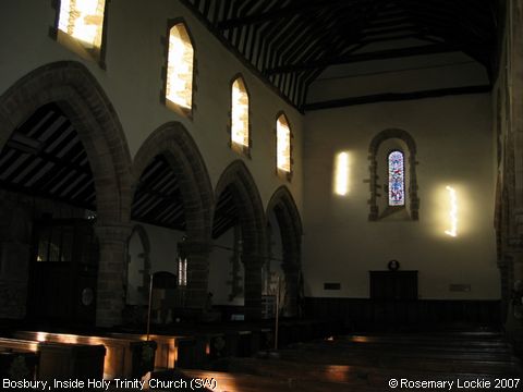 Recent Photograph of Inside Holy Trinity Church (SW) (Bosbury)