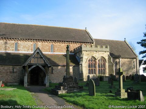 Recent Photograph of Holy Trinity Church (Churchyard Cross) (Bosbury)