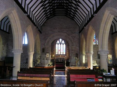 Recent Photograph of Inside St Bridget's Church (Bridstow)