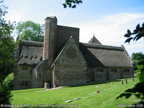 Recent Photograph of All Saints Church (South View) (Brockhampton by Ross)