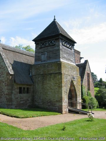 Recent Photograph of All Saints Church (The Spire) (Brockhampton by Ross)