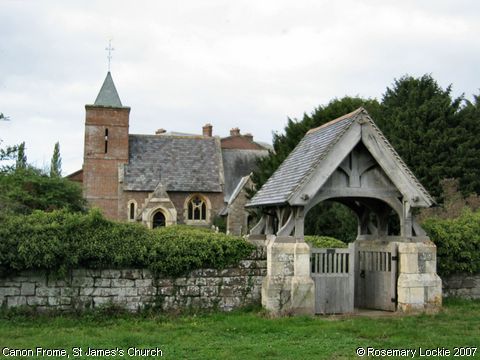 Recent Photograph of St James's Church (Canon Frome)