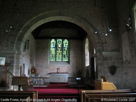 Recent Photograph of Inside St Michael & All Angels Church (E) (Castle Frome)