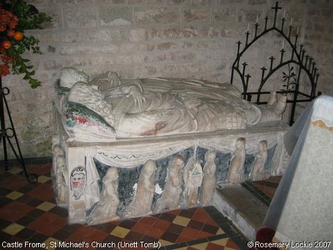 Recent Photograph of St Michael's Church (Unett Tomb) (Castle Frome)