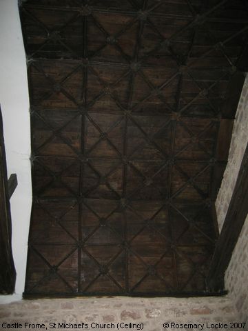 Recent Photograph of St Michael's Church (Chancel Ceiling) (Castle Frome)