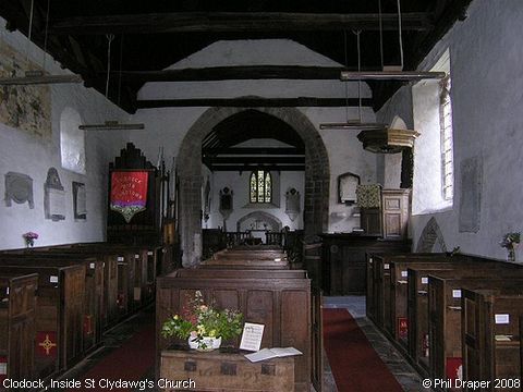 Recent Photograph of Inside St Clydawg's Church (Clodock)