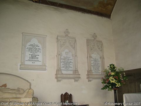 Recent Photograph of St Michael & All Angels Church (Croft Memorials) (Croft)