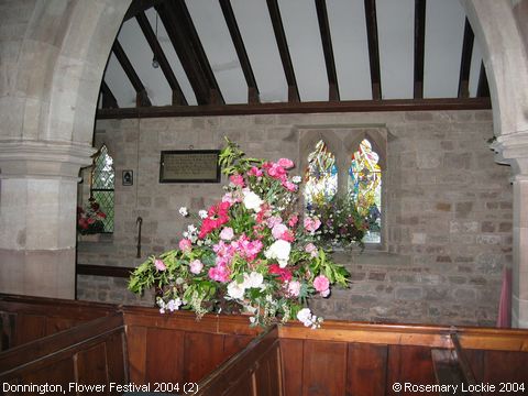 Recent Photograph of Flower Festival 2004 (2) (Donnington)