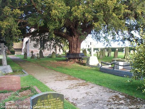 Recent Photograph of St Mary's Churchyard (Donnington)