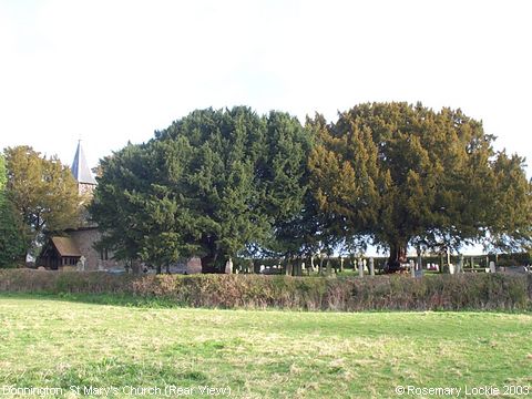 Recent Photograph of St Mary's Church (Rear View) (Donnington)
