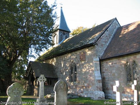 Recent Photograph of St Mary's Church (Sundial) (Donnington)