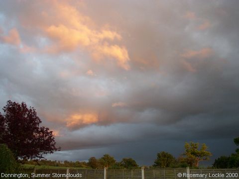 Recent Photograph of Summer Stormclouds (Donnington)
