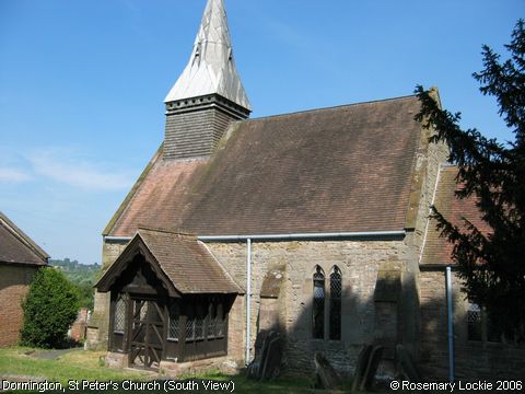 Recent Photograph of St Peter's Church (South View) (Dormington)
