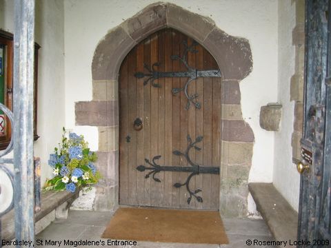 Recent Photograph of St Mary Magdalene's Entrance (Eardisley)