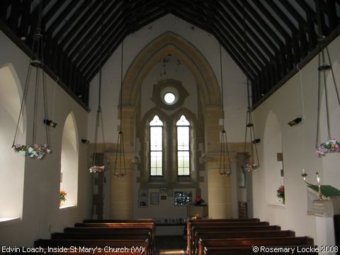 Recent Photograph of Inside St Mary's Church (W) (Edvin Loach)