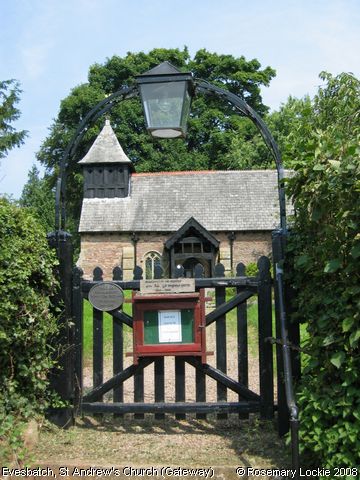 Recent Photograph of St Andrew's Church (Gateway) (Evesbatch)