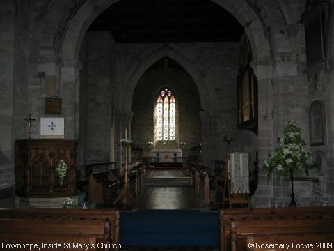 Recent Photograph of Inside St Mary's Church (Fownhope)