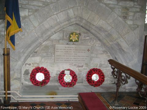 Recent Photograph of St Mary's Church (SE Asia Memorial) (Fownhope)