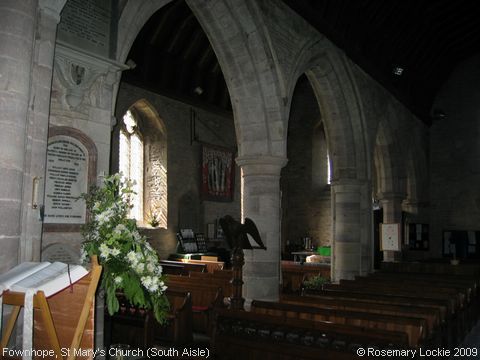 Recent Photograph of St Mary's Church (South Aisle) (Fownhope)