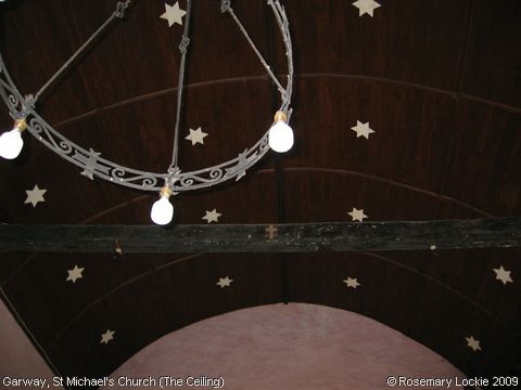 Recent Photograph of St Michael's Church (The Ceiling) (Garway)