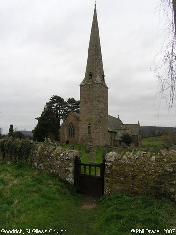 Recent Photograph of St Giles's Church (Goodrich)