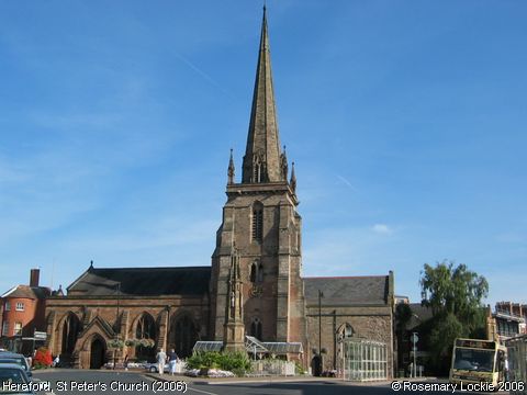 Recent Photograph of St Peter's Church (2006) (Hereford)